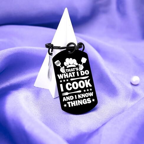 Chef Gifts For Men Unique Gift For Chefs Grilling Men Unique Dad Cooking Gifts For Fathers Day Birthday Cool Chef Cooking Accessories For Men Best Gifts For Men Who Like To Cook Chef Keychain For Men in Saudi Arabia