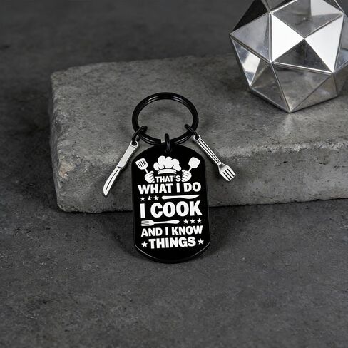 Chef Gifts For Men Unique Gift For Chefs Grilling Men Unique Dad Cooking Gifts For Fathers Day Birthday Cool Chef Cooking Accessories For Men Best Gifts For Men Who Like To Cook Chef Keychain For Men in Saudi Arabia