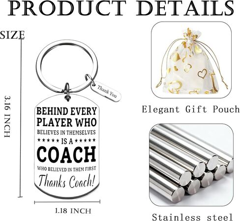 Coach Keychain Gifts for Softball Basketball Basketball Volleyball Coach Unique Gifts for Coaches form Team,Appreciation Gift for Coaches,Thank You Coach Key Chain in Saudi Arabia