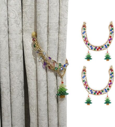 KVI Magnetic Curtain Tiebacks 2PCS Pearl for Bedroom/Living Room in Kuwait