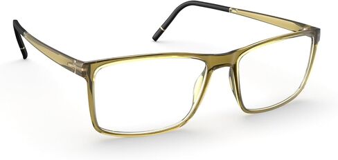 Silhouette Eyeglasses Clear Sky Fullrim 2972 5530 Warm Olive 57mm in Saudi Arabia