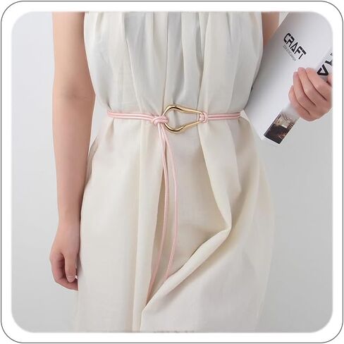 Fall Dresses Belt for Women Rope Belt Thin Tie Belts Waist Skinny Belts Renaissance Accessories Jewelry in Saudi Arabia