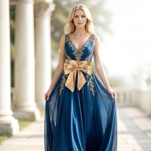 2pcs Gold Sash Belt for Dress, Gold Satin Sash Belt, Bow Belts for Women Gown Dresses Special Occasion Formal Prom Dresses 4'' Wide Double Side Women in Kuwait