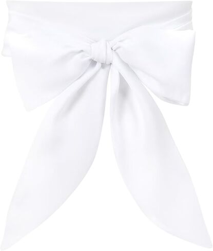 Women Dress Chiffon Waist Belts Wedding Bridal Sash Belts for Special Occasion Formal Prom Dresses 3.9'' Wide in Saudi Arabia