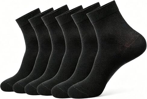 Men's Ultra Thin Breathable Mesh Ankle Socks, Summer Crew Socks,Non-Slip Moisture Wicking for Business & Casual Wear in Kuwait