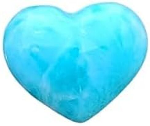 Larimar heart Stone Carving for Collectors and Crystal Enthusiasts in Saudi Arabia