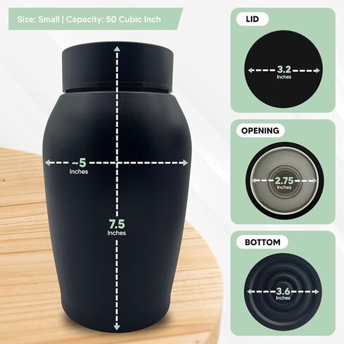 Custom Funny Dark Humor Stainless Steel Cremation Urn for Ashes, Small Kindred Family Sharing Urn for Remains, I Might Be Dead But I Can Still Design, Boot, Black in Saudi Arabia