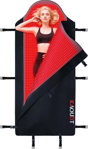 2026 Medical-Grade Full Body Red Light Therapy Mat for Pain Relief, 72"x33" FSA&HSA Eligible 2600 LEDs 660&850nm Infrared Light Blanket, 3 Modes, 5 Intensity Levels, Timer for Home Wellness in Saudi Arabia