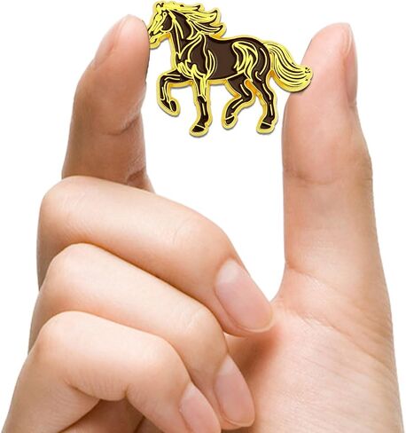 6/12/50/100Pack Enamel Cute Cowgirl Western Running Horse Lapel Pins Bulk -Metal Hat Men Women Insect Pin Badge Backpacks Brooches Equestrian 2026 Horse Themed Gifts in Saudi Arabia