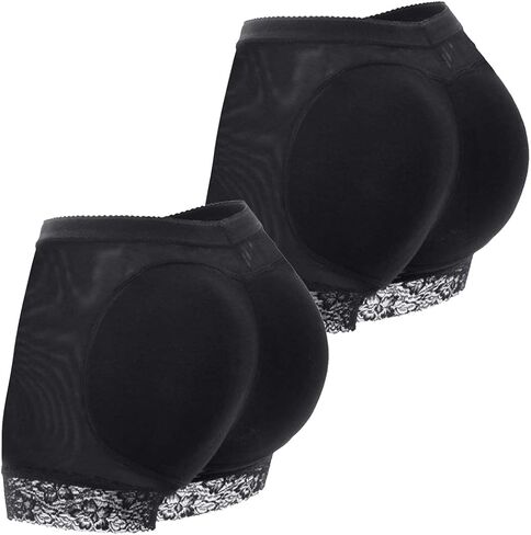 Womens Seamless Butt Lifter Padded Lace Panties Hip Enhancer Boyshort Underwear for Dresses Jeans in Kuwait