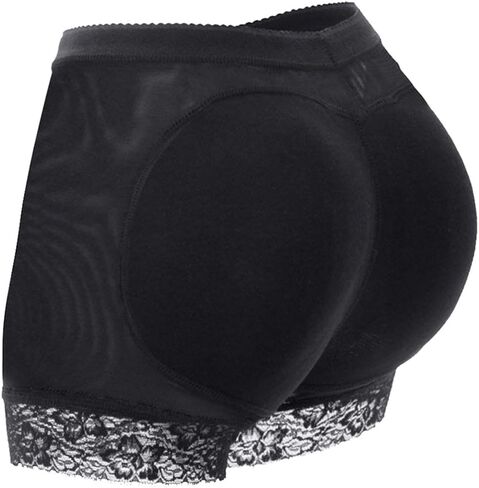 Womens Seamless Butt Lifter Padded Lace Panties Hip Enhancer Boyshort Underwear for Dresses Jeans in Kuwait