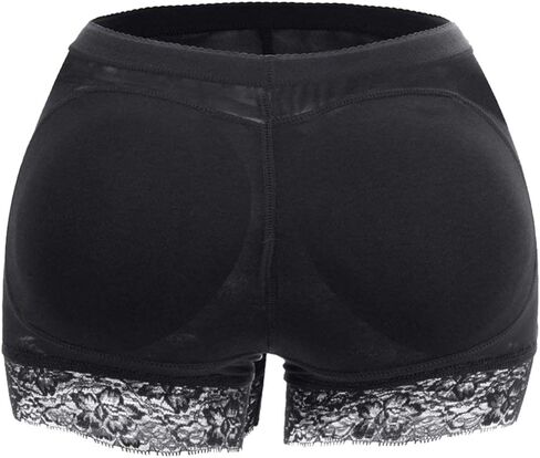 Womens Seamless Butt Lifter Padded Lace Panties Hip Enhancer Boyshort Underwear for Dresses Jeans in Kuwait