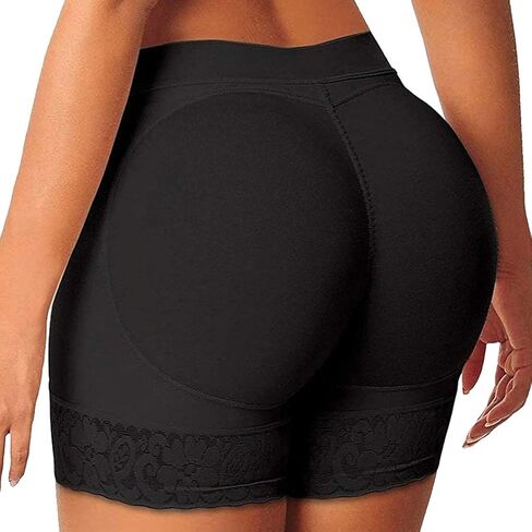 Womens Seamless Butt Lifter Padded Lace Panties Hip Enhancer Boyshort Underwear for Dresses Jeans in Kuwait
