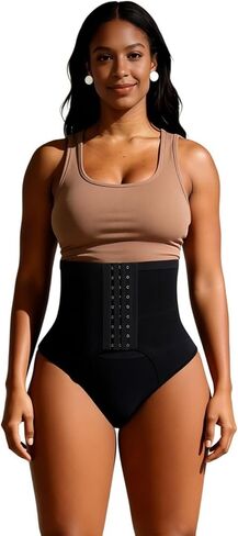 Shapewear Tummy Control Panties, High-Waisted Waist Trainer for Women with Hook & Eye Closure, Postpartum in Kuwait