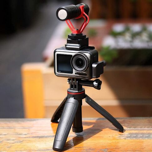 Extendable Selfie Stick for Gopro, Portable Vlog Selife Stick Tripod Stand for Gopro Hero 11/10/9/8/7/6/5 Black/Gopro Max DJI Osmo Action Insta 360 AKASO Action Camera Accessory Kits in Kuwait