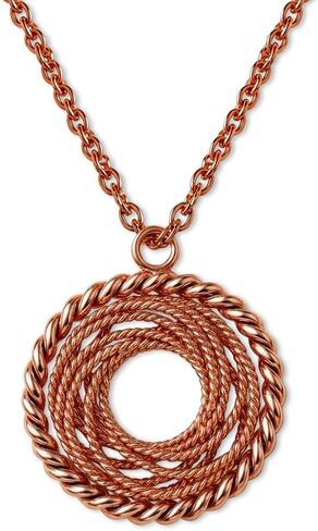 Pure Copper Orgone Energy Pendant Necklace – Sacred Geometry Spiral Tensor Ring with Copper Chain for Balance, Meditation & Mindfulness in Saudi Arabia