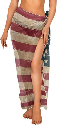 Yewattles Women Sarong Swimsuit Coverups Chiffon Long PareoBikini Wraps Sheer Beach Bathing Suit Cover Up in Saudi Arabia
