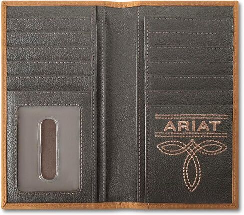 ARIAT Men's Tri-Tone Patchwork Leather Rodeo Wallet in Kuwait