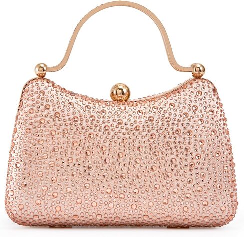 Lady Couture ARIA Double Metal Handles Dazzling Evening Bag in Saudi Arabia