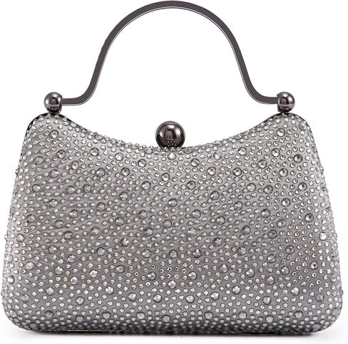 Lady Couture ARIA Double Metal Handles Dazzling Evening Bag in Saudi Arabia