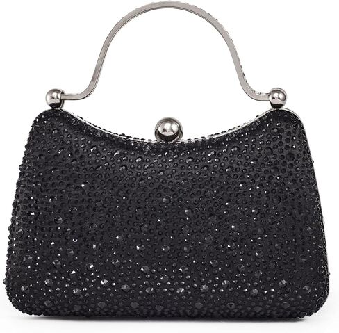 Lady Couture ARIA Double Metal Handles Dazzling Evening Bag in Saudi Arabia