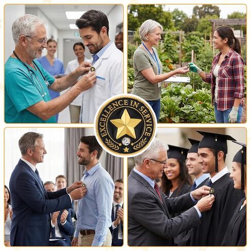 30 Pcs Employee of The Month Lapel Pin, Employee Appreciation Gifts Bulk, Team Gifts for Employees Recognition Reward Gift Lapel Pins for Backpacks, Hats, and Clothes Appreciation Gift Fun Pins Bulk in Saudi Arabia