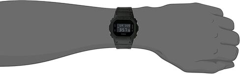 Casio Men's DW5600BB-1 Black Resin Quartz Watch with Digital Dial in Kuwait