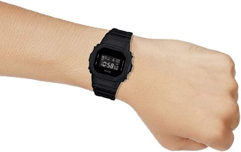 Casio Men's DW5600BB-1 Black Resin Quartz Watch with Digital Dial in Kuwait