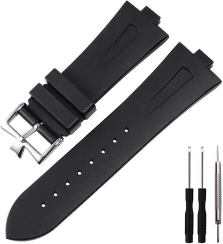 Silicone Rubber Watch Band Strap Compatible with Vacheron Constantin Overseas - 25mm * 8mm Vacheron Constantin Watch Band in Saudi Arabia