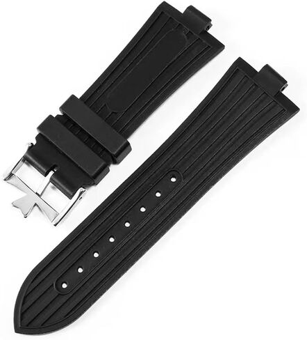 Silicone Rubber Watch Band Strap Compatible with Vacheron Constantin Overseas - 25mm * 8mm Vacheron Constantin Watch Band in Saudi Arabia