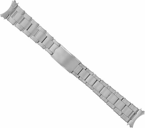 Ewatchparts 19 ملم سوار ساعة أويستر سوار من الفولاذ المقاوم للصدأ متوافق مع رولكس Airking 1500 5500 برشام in Kuwait