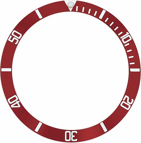 إطار بديل من Ewatchparts باللون الأحمر متوافق مع الساعة 39.80 مم × 32.80 مم in Kuwait