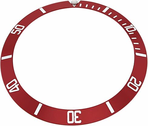إطار بديل من Ewatchparts باللون الأحمر متوافق مع الساعة 39.80 مم × 32.80 مم in Kuwait