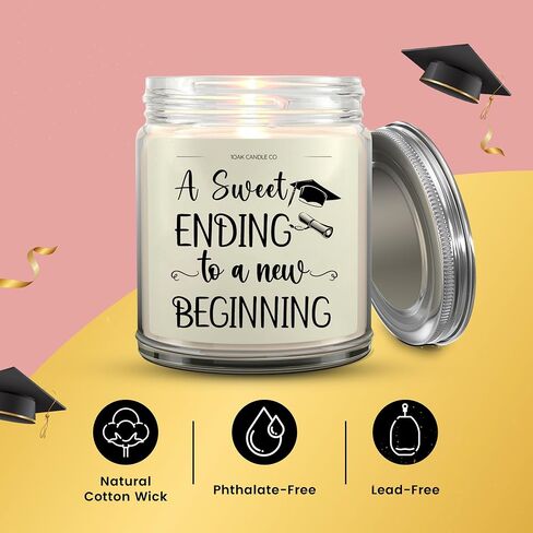 1OAK Graduation Candle - 2026 Graduation Gifts for Her, Him - College, High School Senior 2026 - Vanilla Scented Candles Gifts for Women in Saudi Arabia