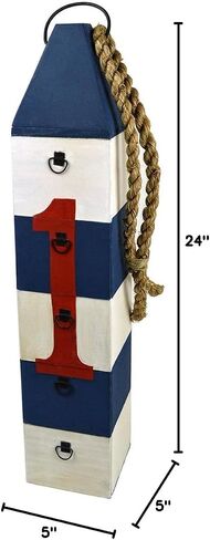Trinket Jewelry Chest Nautical Buoy Five Drawer 24 Inch in Saudi Arabia