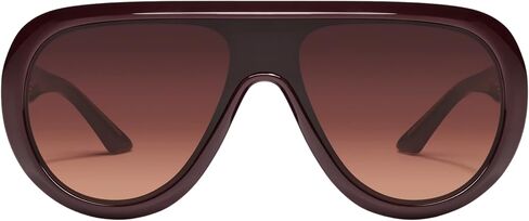 QUAY SET LIST Shield Aviator النظارات الشمسية للرجال والنساء + حزمة مع مجموعة إكسسوارات النظارات in Kuwait