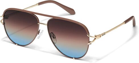 نظارة شمسية QUAY High Key Twist Aviator للرجال والنساء + حزمة مع مجموعة إكسسوارات النظارات in Kuwait