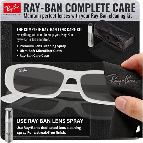 Ray-Ban RB4436D BIO-BASED Square Shape Sunglasses with Official RayBan Eyewear Kit in Kuwait