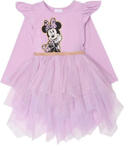 Disney Minnie Mouse Dress Up to Play for Girls Long Sleeve Tutu & Sparkle Tulle Skirt in Kuwait