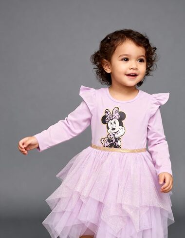 Disney Minnie Mouse Dress Up to Play for Girls Long Sleeve Tutu & Sparkle Tulle Skirt in Kuwait