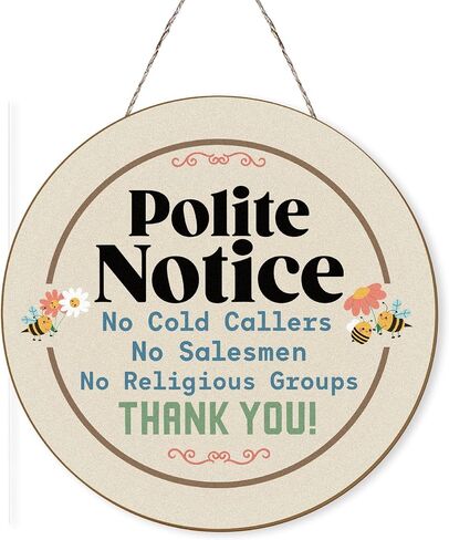 MOTERMATE Humorous No Soliciting Sign Decor for House Funny, Cute No Soliciting Religion Flyers Politiccs Door Signs for Front Porch Door Home Decor Kids, No Solicitors Religious Soliciting Sign, 12x12Inch in Saudi Arabia