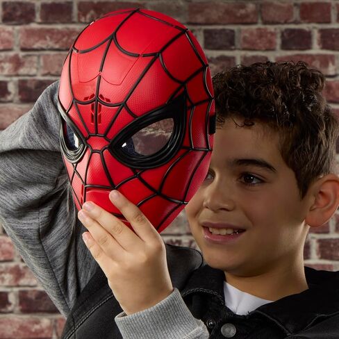 Marvel Studios Spider-Man: Brand New Day Wisecrackin’ Glow Mask, Electronic Role Play Toy, Super Hero Costume Mask and Toys for Kids, Ages 5+ in Kuwait