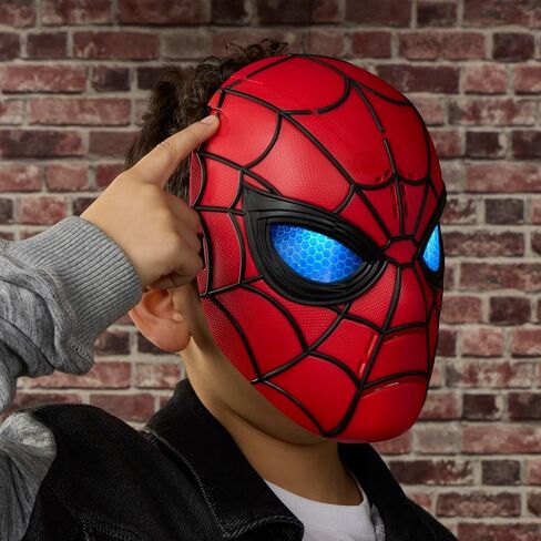 Marvel Studios Spider-Man: Brand New Day Wisecrackin’ Glow Mask, Electronic Role Play Toy, Super Hero Costume Mask and Toys for Kids, Ages 5+ in Kuwait