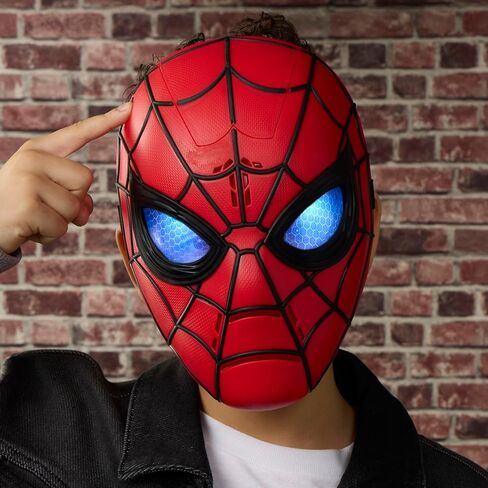 Marvel Studios Spider-Man: Brand New Day Wisecrackin’ Glow Mask, Electronic Role Play Toy, Super Hero Costume Mask and Toys for Kids, Ages 5+ in Kuwait