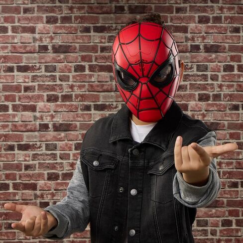 Marvel Studios Spider-Man: Brand New Day Wisecrackin’ Glow Mask, Electronic Role Play Toy, Super Hero Costume Mask and Toys for Kids, Ages 5+ in Kuwait