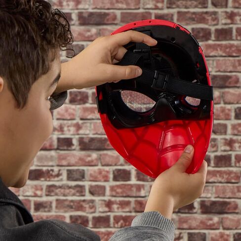 Marvel Studios Spider-Man: Brand New Day Wisecrackin’ Glow Mask, Electronic Role Play Toy, Super Hero Costume Mask and Toys for Kids, Ages 5+ in Kuwait