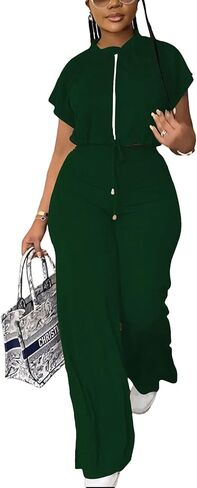 Ulovmi 2 Piece Sets For Women Casual Sweatsuit Outfits Lounge Jogger Pants For Summer Workout in Saudi Arabia