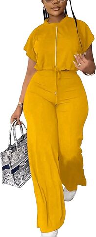 Ulovmi 2 Piece Sets For Women Casual Sweatsuit Outfits Lounge Jogger Pants For Summer Workout in Saudi Arabia
