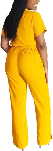 Ulovmi 2 Piece Sets For Women Casual Sweatsuit Outfits Lounge Jogger Pants For Summer Workout in Saudi Arabia