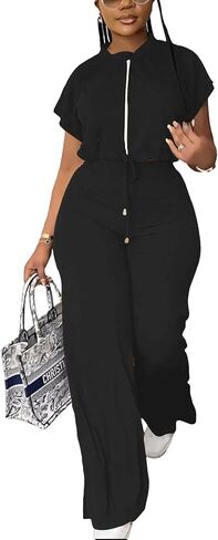 Ulovmi 2 Piece Sets For Women Casual Sweatsuit Outfits Lounge Jogger Pants For Summer Workout in Saudi Arabia